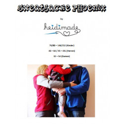 Sweatjacke - Freebook von heidimade